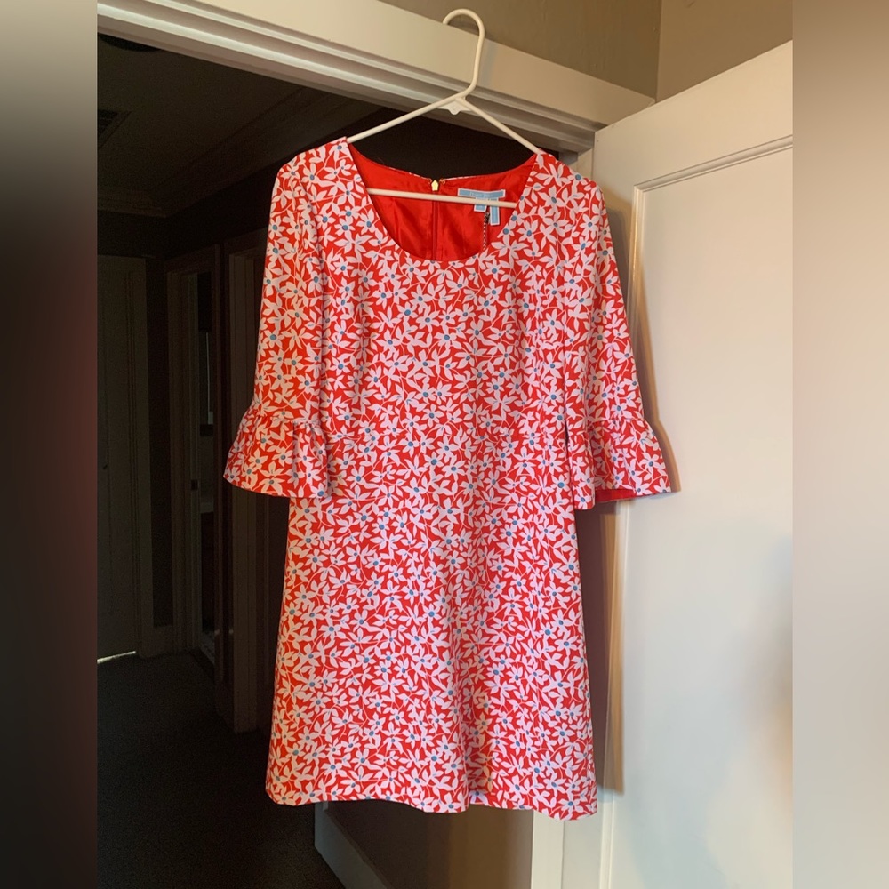 Draper James spring dress bell sleeves knee length never worn tags still on